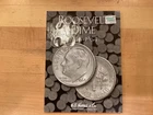 TWO H.E. Harris & Co. ROOSEVELT DIME Coin Folders /w 39 Lightly-Circulated Coins