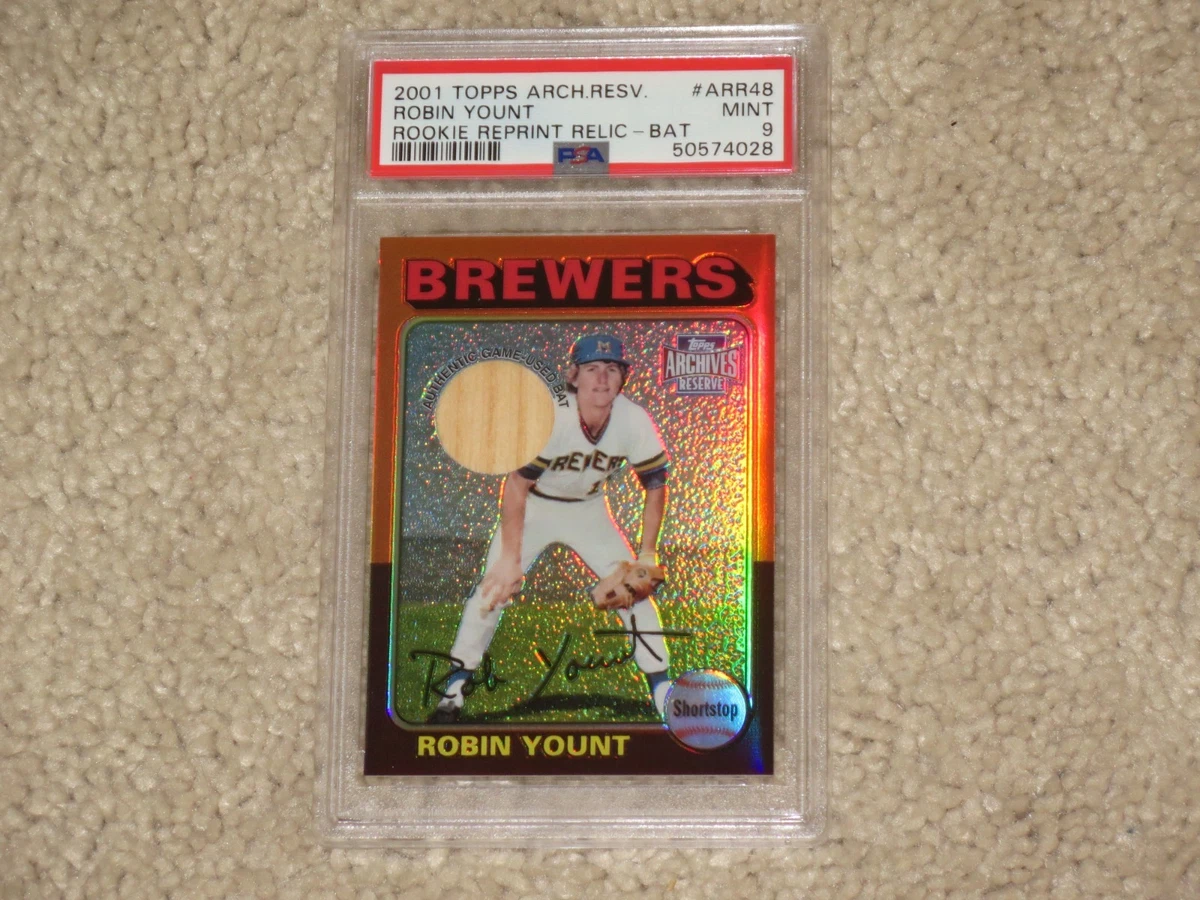 Robin Yount Professional Sports Authenticator (PSA) Baseball 
