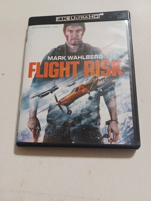Flight Risk 4K  NO BLURAY, SLIPCOVER OR DIGITAL.  LIKE NEW.
