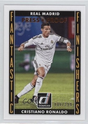 2015 Donruss Fantastic Finishers Press Proof Bronze /299 Cristiano Ronaldo 0j0p