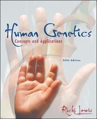 Human Genetics: Concepts and Applications by Dr. Lewis, Ricki: Used