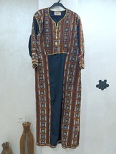 Vintage Embroidered Tatreez Thobe Heritage Palestinian Jordanian Dress