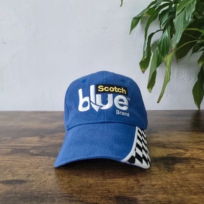 Vintage American Nascar Racing Baseball Mütze Snapback Cap One Size Scotch Blue