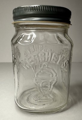 Embossed Hershey s Chocolate Shoppe Jar With Lid Sundae Syrup