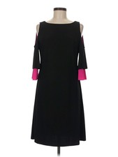 Chaps Women Black Cocktail Dress M