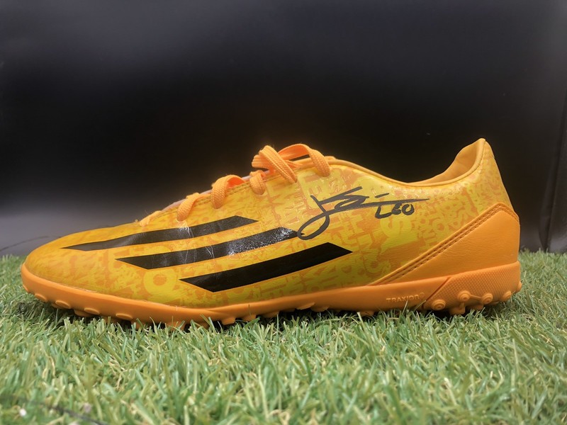Lionel Messi Signed Adidas  Cleat  Authentic Autograph World Cup Memorabilia