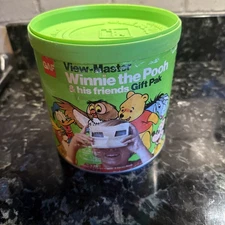 Vintage GAF View-Master Winnie The Pooh Gift Pak Stock All 6 Reels + Spiderman