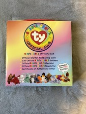TY Beanie Babies Official Club Membership Kit 1st Edition Vintage with Items