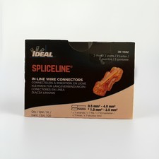 Ideal SpliceLine In-Line Wire Connectors DIY Electrical Tool Wiring- Box of 100