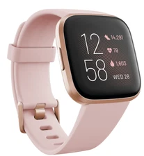 Fitbit Versa 2 Smartwatch with Large and Small band Pink, TESTED