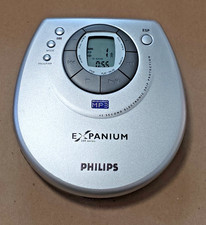 Philips Expanium EXP 200 Series Portable CD MP3 Player EXP203 -Silver TESTED