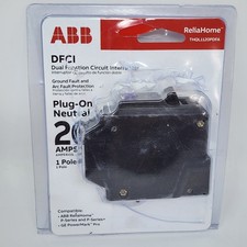 ABB 20A DFCI Dual Function Circuit Breaker THQL1120PDFA GFCI AFCI 1-Pole