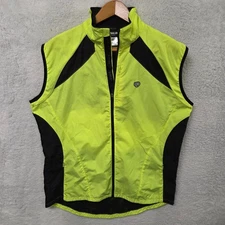 Pearl Izumi Cycling Vest Neon Yellow Black Lightweight Men Large