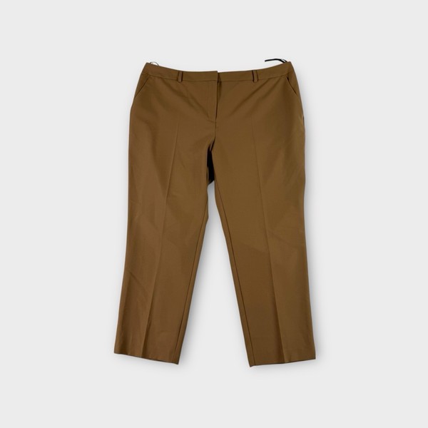 Dorothy Perkins Petite Beige Straight Leg Polyester  Business Pants Womens US12