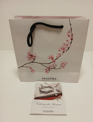 Pandora Jewelry Catalog Book 2012 Celebrate the Moment Charms & Bracelets + Bag