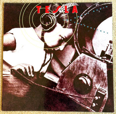 TESLA - The Great Radio Controversy (1989 import) Vinyl LP Record. NEAR MINT