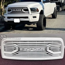 Front Grill For 2013-2018 Dodge Ram 2500 3500 Big Horn White Bumper Mesh Painted Front Grill For 2013-2018 Dodge Ram 2500 3500 Big Horn White Bumper Mesh Painted