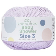 Aunt Lydia's Baby Shower Crochet Thread Size 3 Lavender Bliss