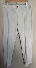 Theory Curtis Drawstring Pants Precision Ponte Gray Fog Men  s Size 38 X 31 NWT
