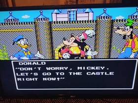 Disney's Adventures in the Magic Kingdom Nintendo NES Game Cartridge Mickey