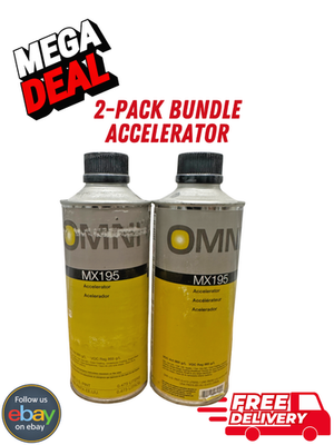 2 Pack PPG Omni MX195 Accelerator Auto Paint Additive PT | eBay