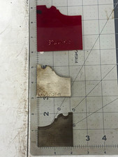 Wood Moulder Profile Knives 330685-27-01 Matched Pair w/ Template
