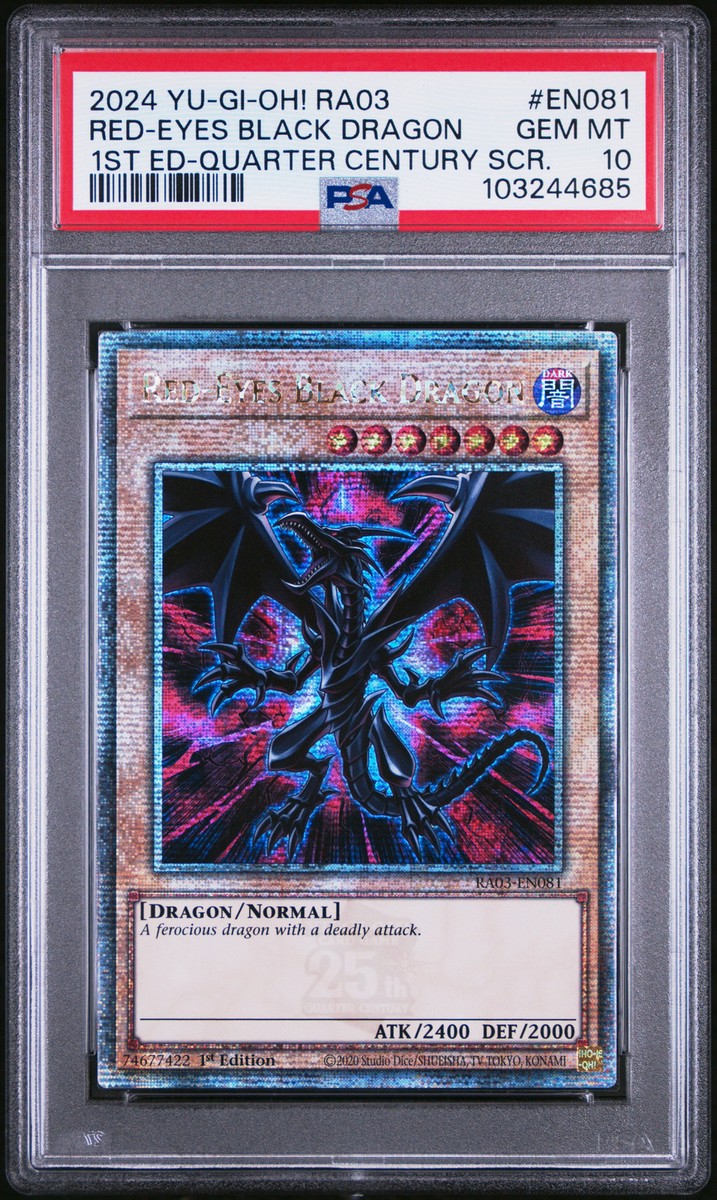 2024 YU-GI-OH! RA03-QUARTER CENTURY BONANZA #EN081 RED-EYES BLACK