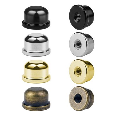 8 PCS 1/4-27 Lamp Finials Lamp Shade Screw Cap for Lamp Shade Bracket Harp Top