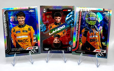 2025 Topps Chrome Formula 1 F1 Lando Norris 3 Card Refractor Lot
