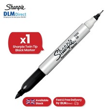 Sharpie Double-Sided Pen � Black Dual Tip Markers, Colouring Pens for Adults
