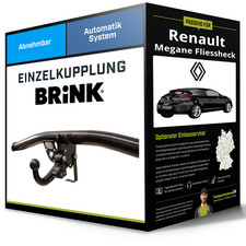 Abnehmbare Anhängerkupplung für RENAULT Megane Fliessheck 06- II BM0/CM0 Brink