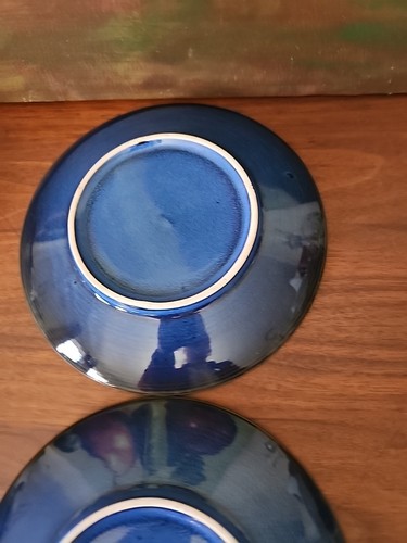 Thomas O'Brien Vintage Modern Blau Salatteller 4er Set Steinzeug 8 1/2" - Bild 7 von 12