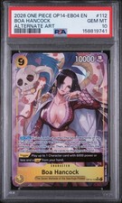 2026 ONE PIECE OP14-EB04-THE AZURE SEA'S SEVEN ALTERNATE ART BOA HANCOCK PSA 10