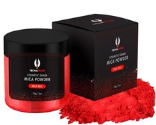Deep Red Mica Powder for Epoxy Resin 56g / 2oz. Jar - 2 Tone Resin Dye Color ...