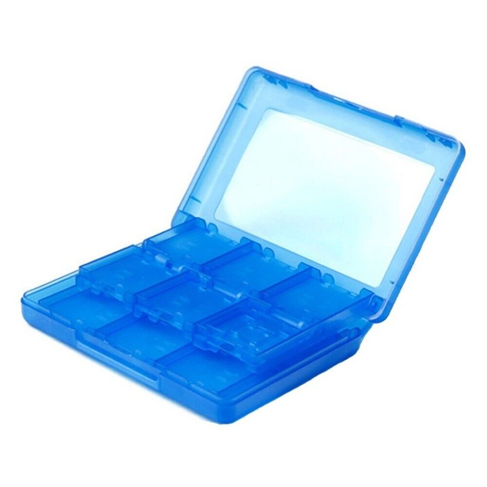 BLUE 24 In 1 Game Storage Case For Nintendo 3DS / 2DS / DS Games