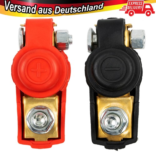 Batterieklemmen Batterie Polklemmen + - Pol Klemmen Plus Minus Auto LKW ...