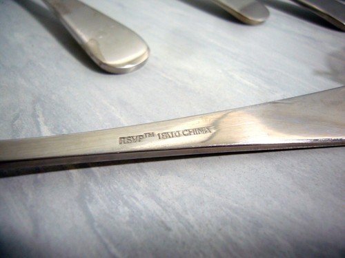 15 RSVP Wilmington Stainless Steel Serving Set Fork Slotted Butter knife Spoons - Picture 3 of 3