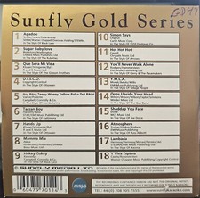 GD047 GOLD  SUNFLY KARAOKE CDG VERY RARE, NOT SOLD IN THE USA LOT UK