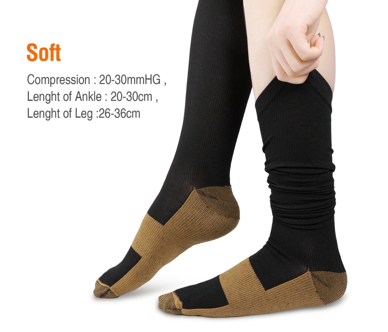 Compression Socks AntiSwelling AntiFatigue Flight Sock Unisex UK