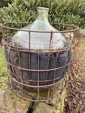 Large Original Carboy Bottle In its Original Storage Cage and packing !!