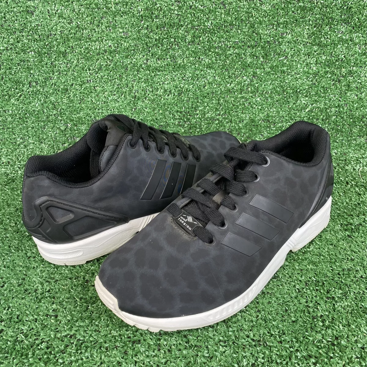 Adidas Zx Flux B24385 Running Training Shoes Black White Women Size US 8