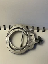 Bergamot Brass Works Handcuff Belt Buckle 1981 Vintage 