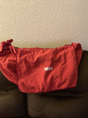 VINTAGE Victorias Secret Pink Graphic X LARGE Duffle Bag Carry on Luggage RARE - Picture 8 of 9