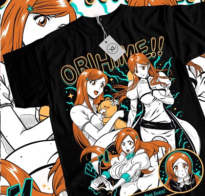 Orihime Inoue T-Shirt Zaraki Kenpachi Bleach Anime Ichigo Aizen