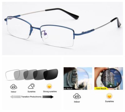 Bifocal Reading Glasses – Transition Photochromic Lenses – Flexible Memory Metal Frame - View #3