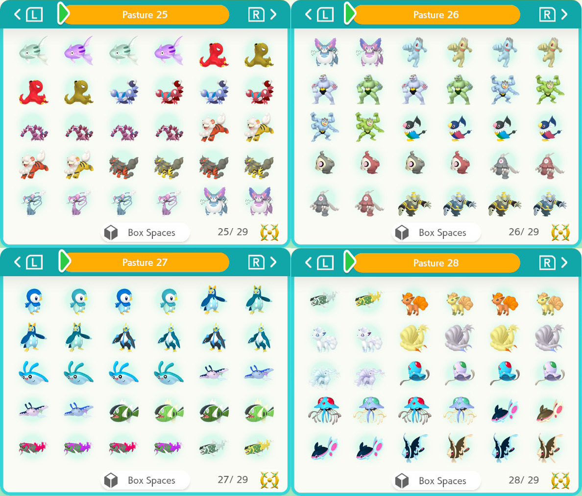 💎Pokemon Legends Arceus/BDSP/SWSH NATIONAL POKEDEX #1-493 SHINY 6IV✨PICK 1