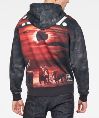 G-Star Raw x Jaden Smith Cyrer Eclipse Men's Hoodie - Size M - MRSP$250