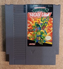 Vintage Teenage Mutant Ninja Turtles II: Arcade Game Nintendo NES CIB 