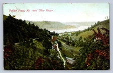 K8/ Valley View Kentucky Postcard c1910 Kraemer Art Birdseye View 419