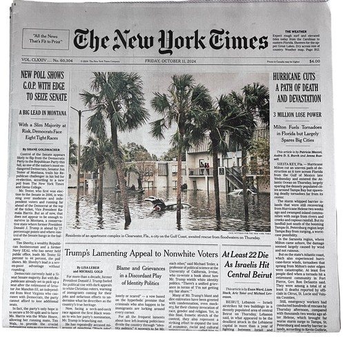 The New York Times Paper October 11 2024 Ethel Kennedy 19282024